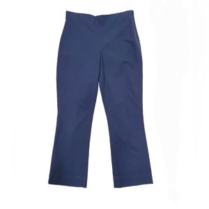 Everlane Women’s Size 6 Navy Blue Side-Zip Stretch Cropped Pants